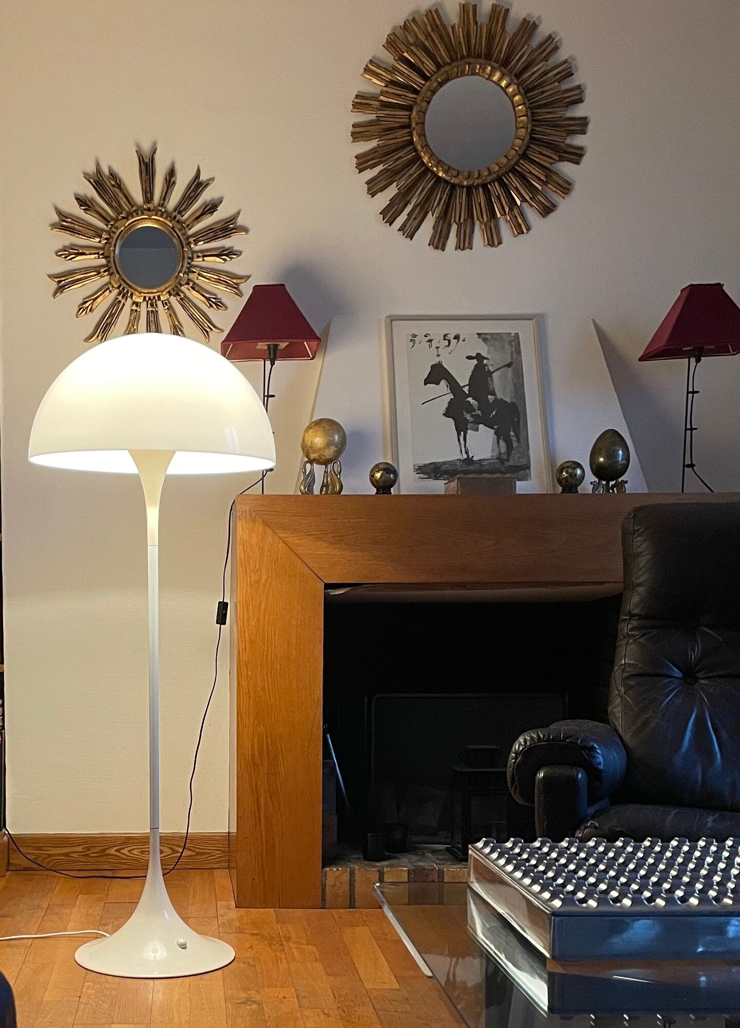 Panthella floor lamp Verner Panton, Louis Poulsen, 1971, scandinavian style