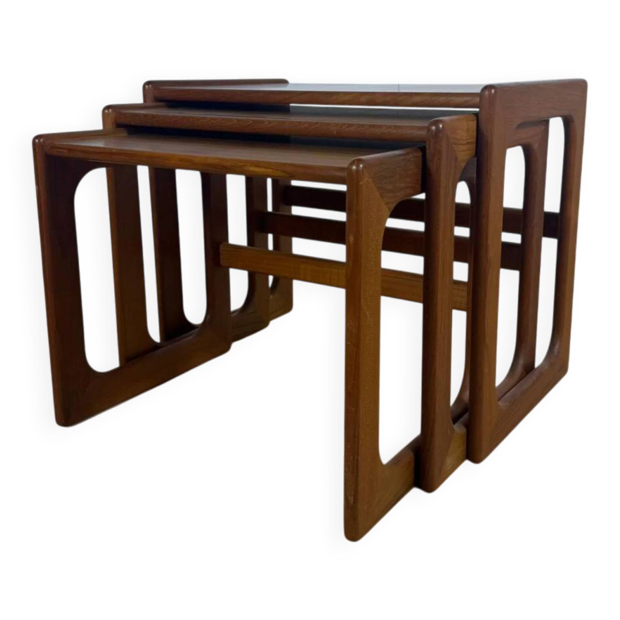 Nesting teak tables, Denmark 1960