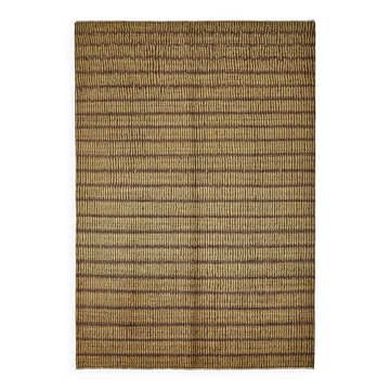 Tapis Oushak en laine noué à la main turc 201 cm x 291 cm
