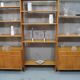 Scandinavian oak modular wall unit, 1960s