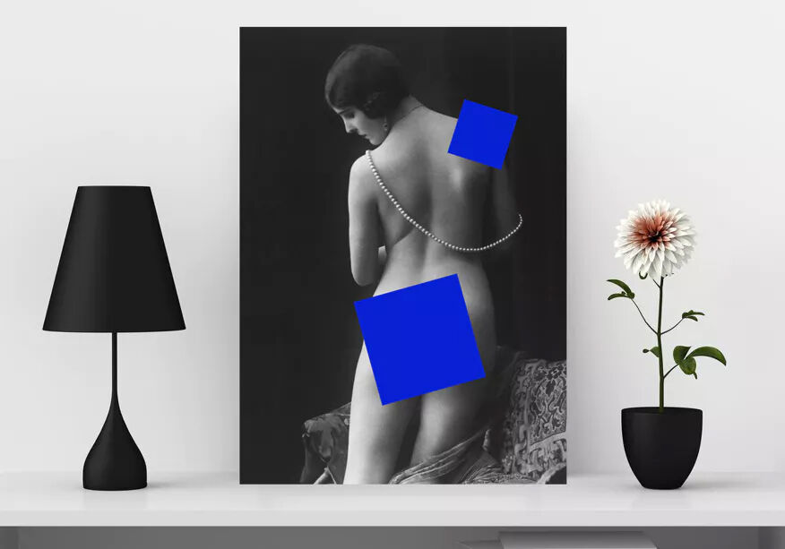 Vintage female backless female photography - Belle Époque 1930