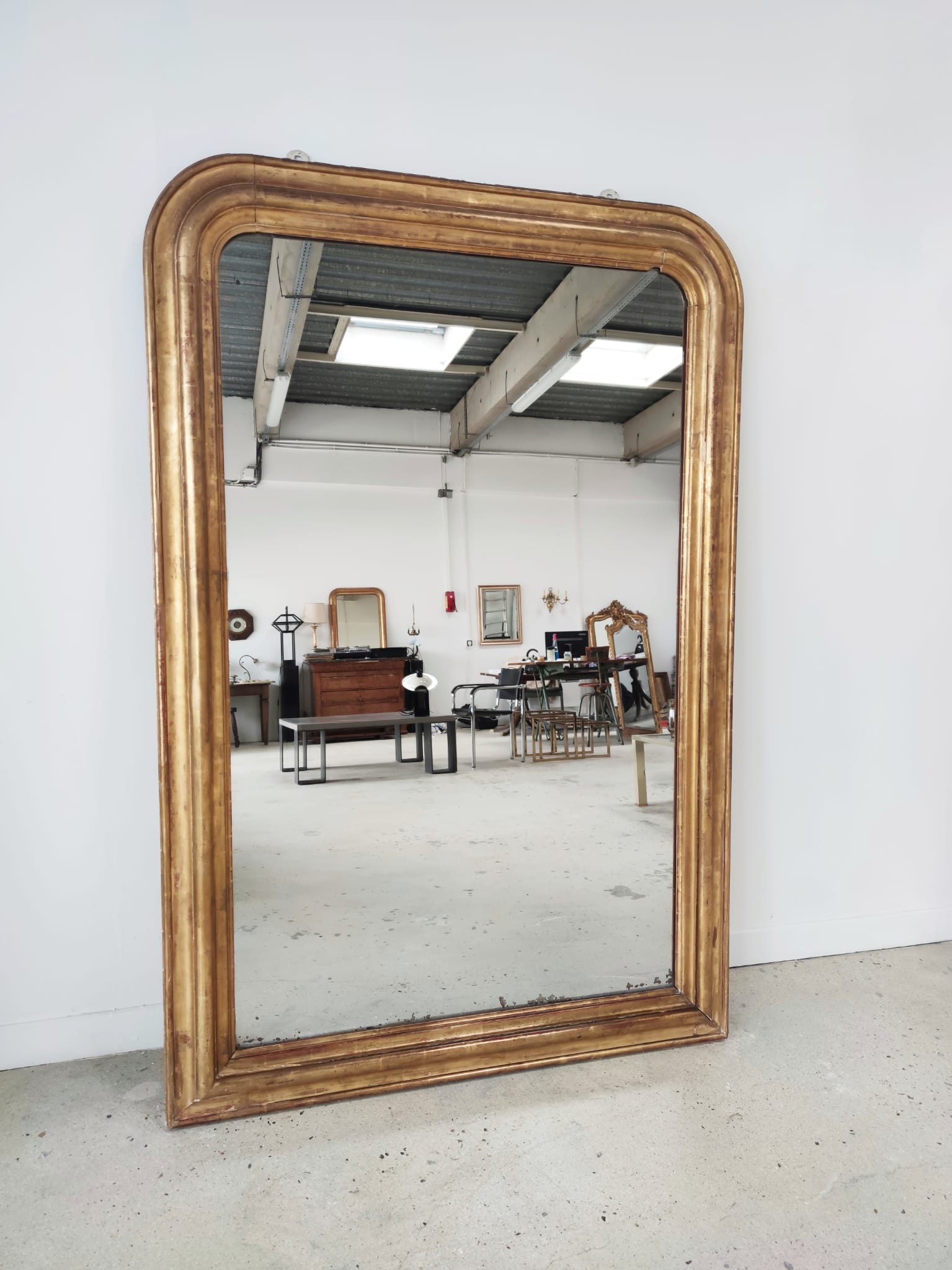 Gilded mirror louis philippe h style:1m66