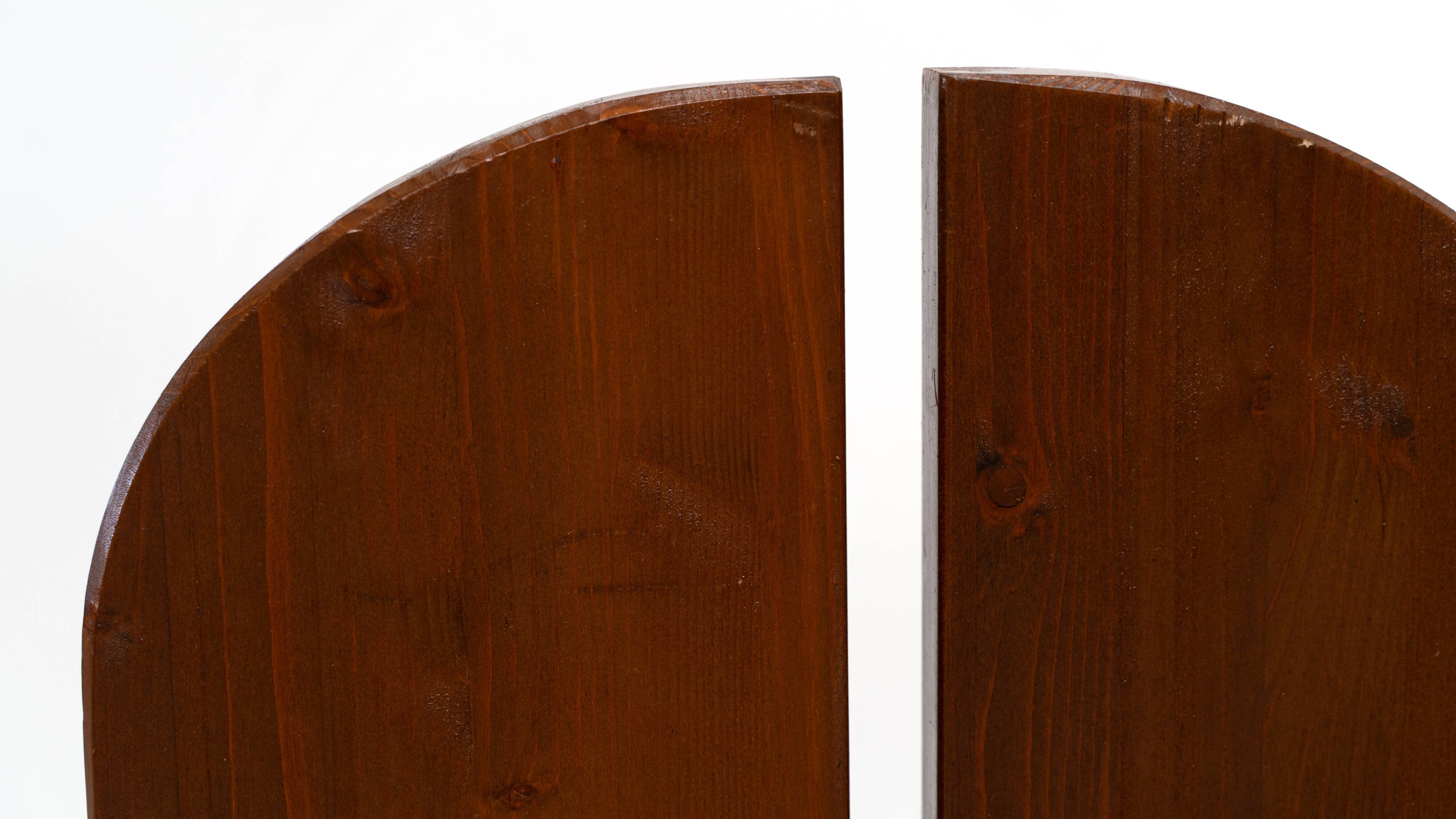 Ensemble de deux chaises de salle à manger sculpturales