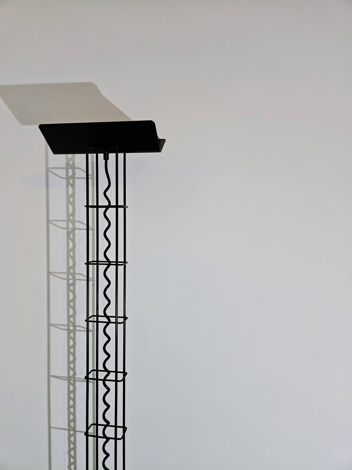 Postmodern halogen floor lamp from the 1980s - Italian style