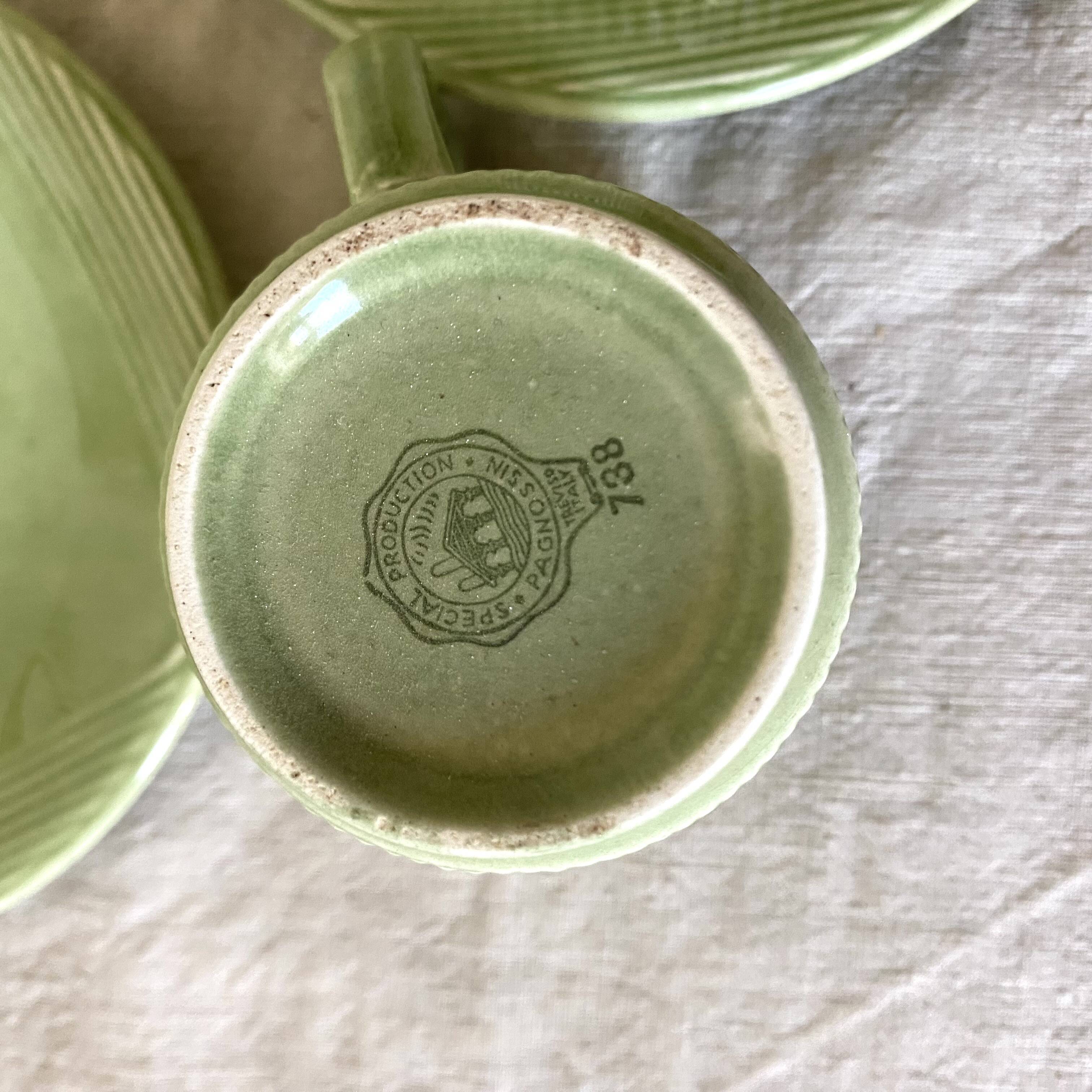 Pagnossin Italy espresso cups, 50s-60s