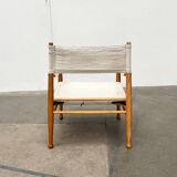 Mid-century modern Danish safari chair by Farstrup, 1960s.