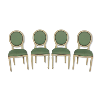 Set of 4 medallion chairs