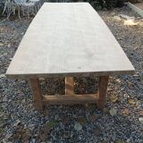 Solid oak farmhouse table 3m