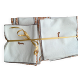 70's tablecloth and napkin set