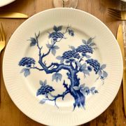 Set of eight German porcelain plates from the 1950s