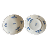 two Art Deco porcelain dishes F. Legrand & Cie