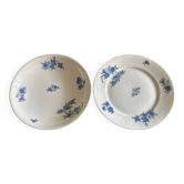 two Art Deco porcelain dishes F. Legrand & Cie