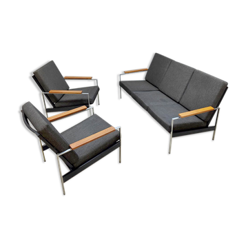 Vintage Dutch design lounge set sofa chairs bank fauteuils Rob Parry