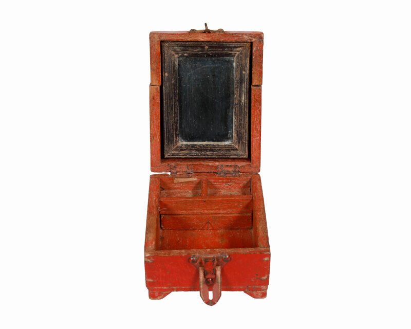 Old barber box
