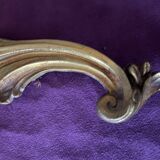 Paire appliques bronze doré, 1950