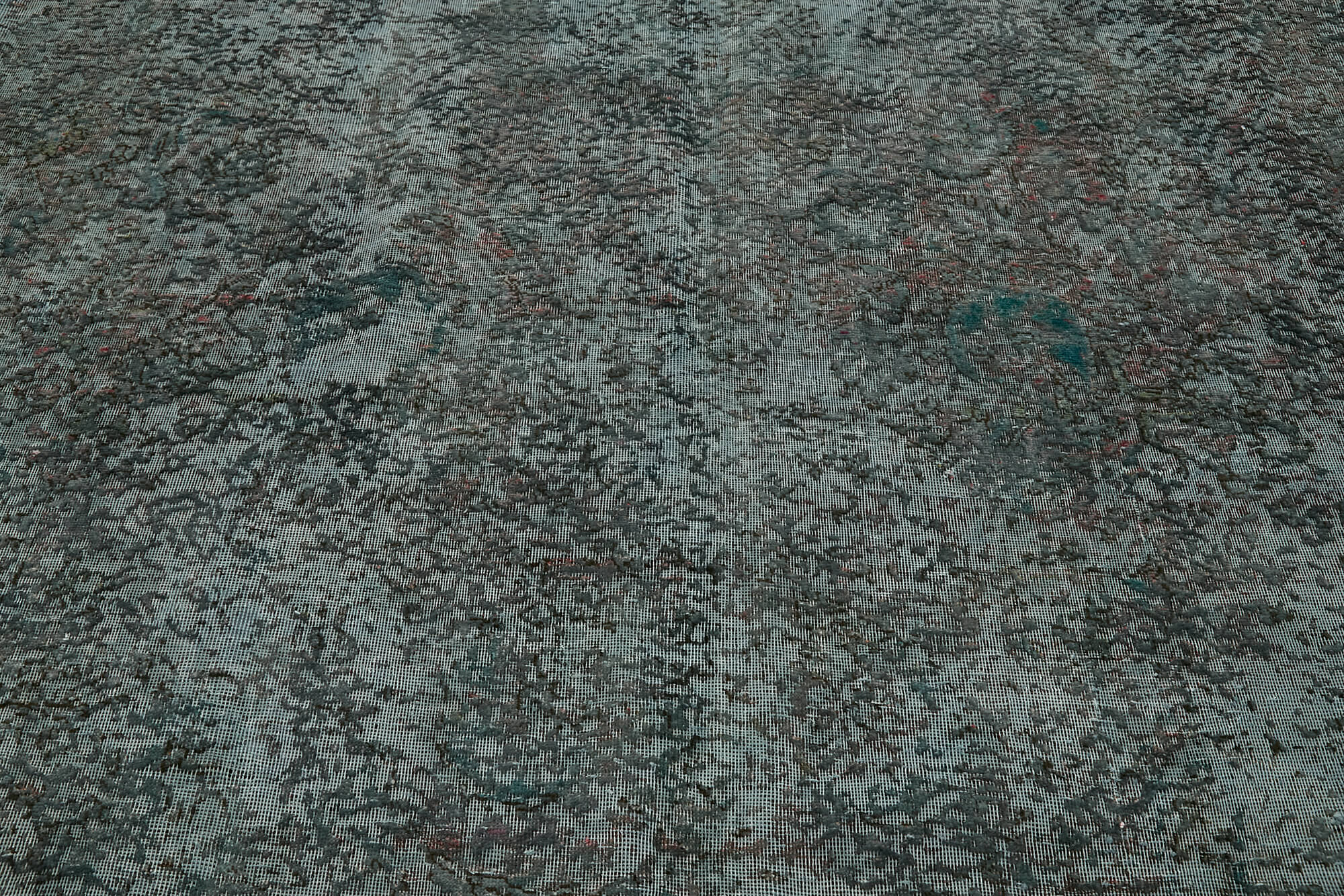 Hand-Knotted Persian Vintage 1970s 297 cm x 399 cm Grey Wool Carpet