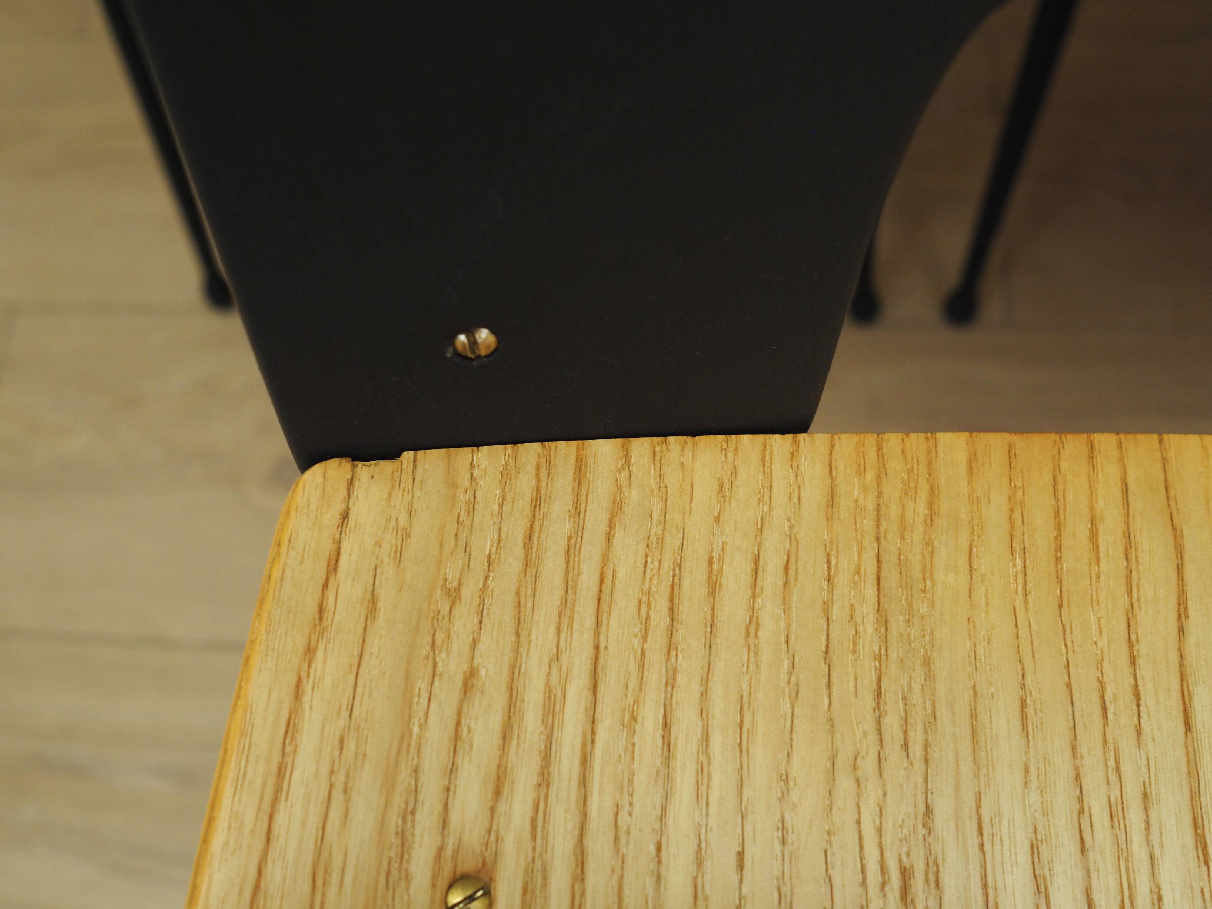 Set of six chairs, Italian design, 1950s, designer: Carlo Ratti, manufactur