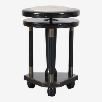 Tabouret de piano des années 1930 des Pays-Bas