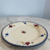 Mary-Lou Plate Hand Painted Digoin Sarreguemines France