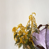 Woven lilac lamp to install