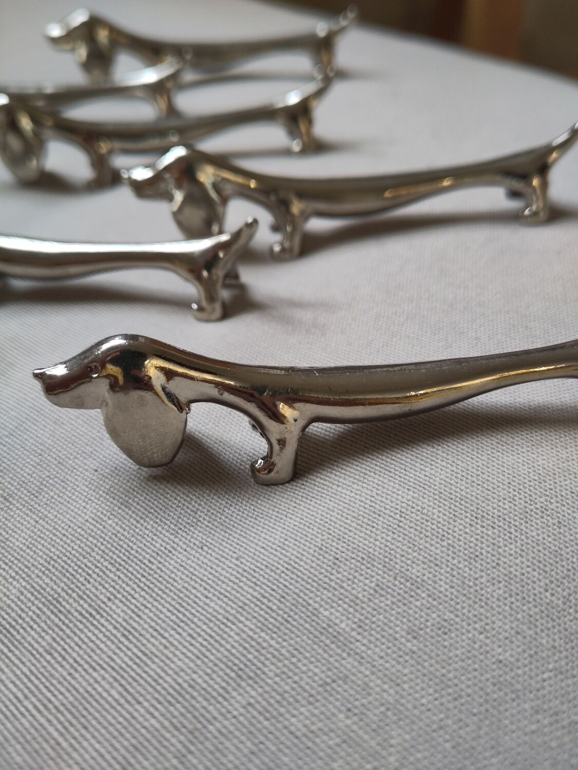 Set of 6 knife holders