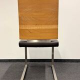 Ensemble exclusif de table à manger comprenant 6 chaises cantilever
