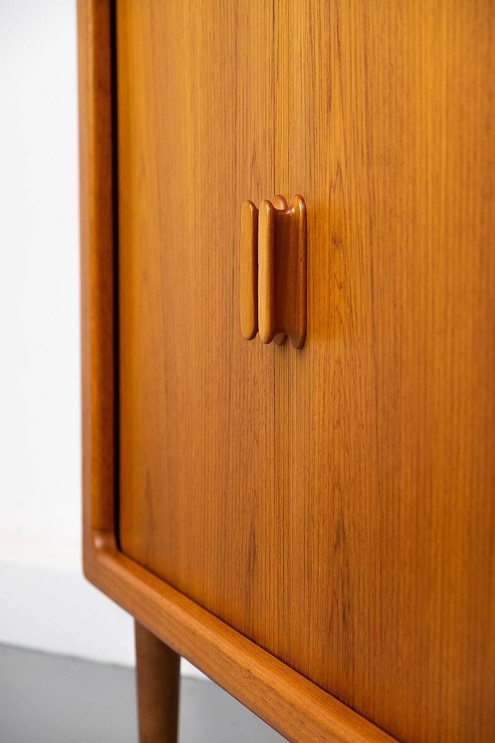 Danish Teak Sideboard with Tambour Doors from Dyrlund, 1970s