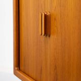 Danish Teak Sideboard with Tambour Doors from Dyrlund, 1970s