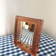 Miroir en verre rose d’Italie