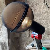 Red and black MICRO wall light by Roger Tallon for ERCO circa 1970