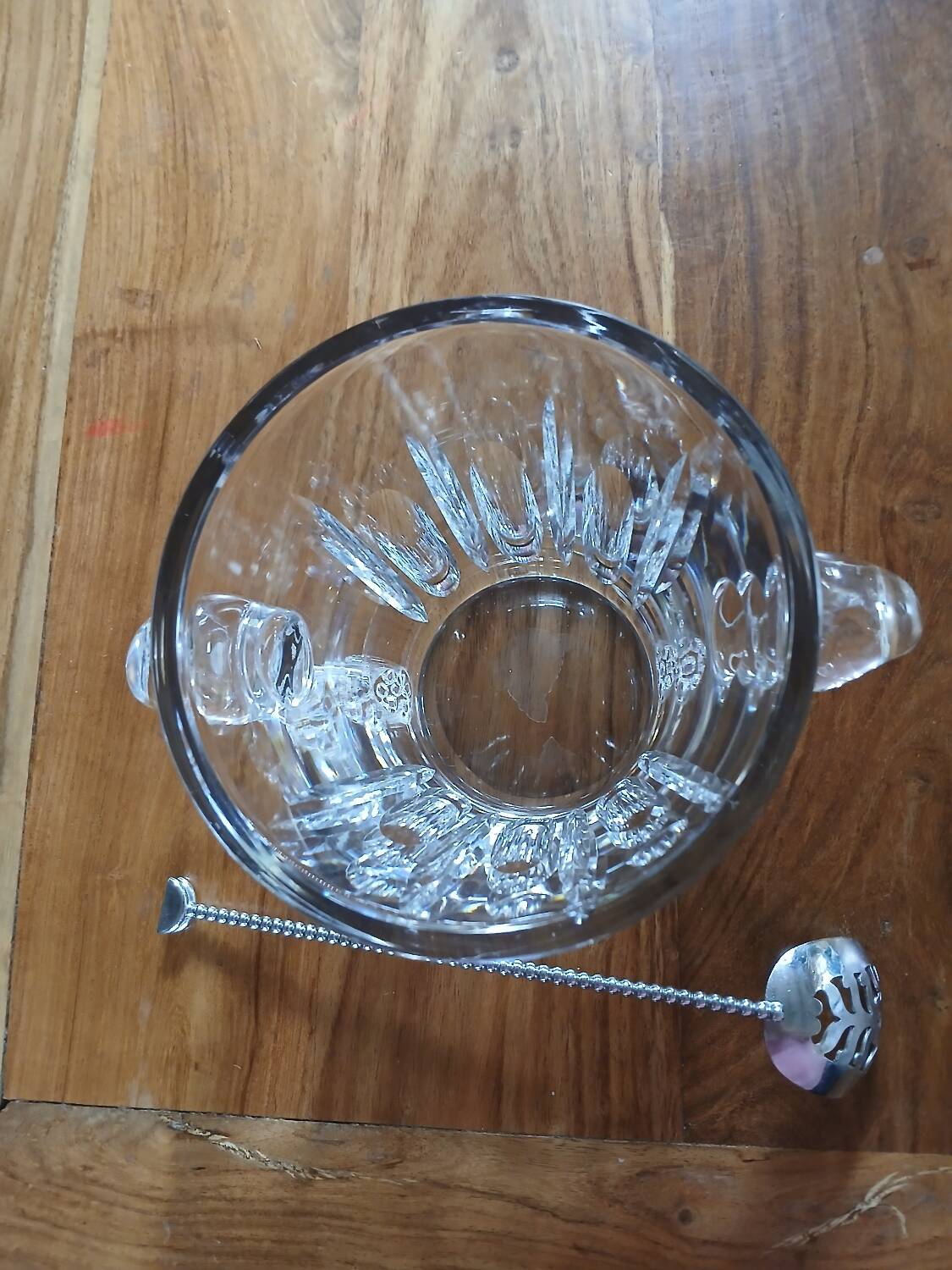 Crystal ice bucket