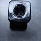 Black glass candlestick