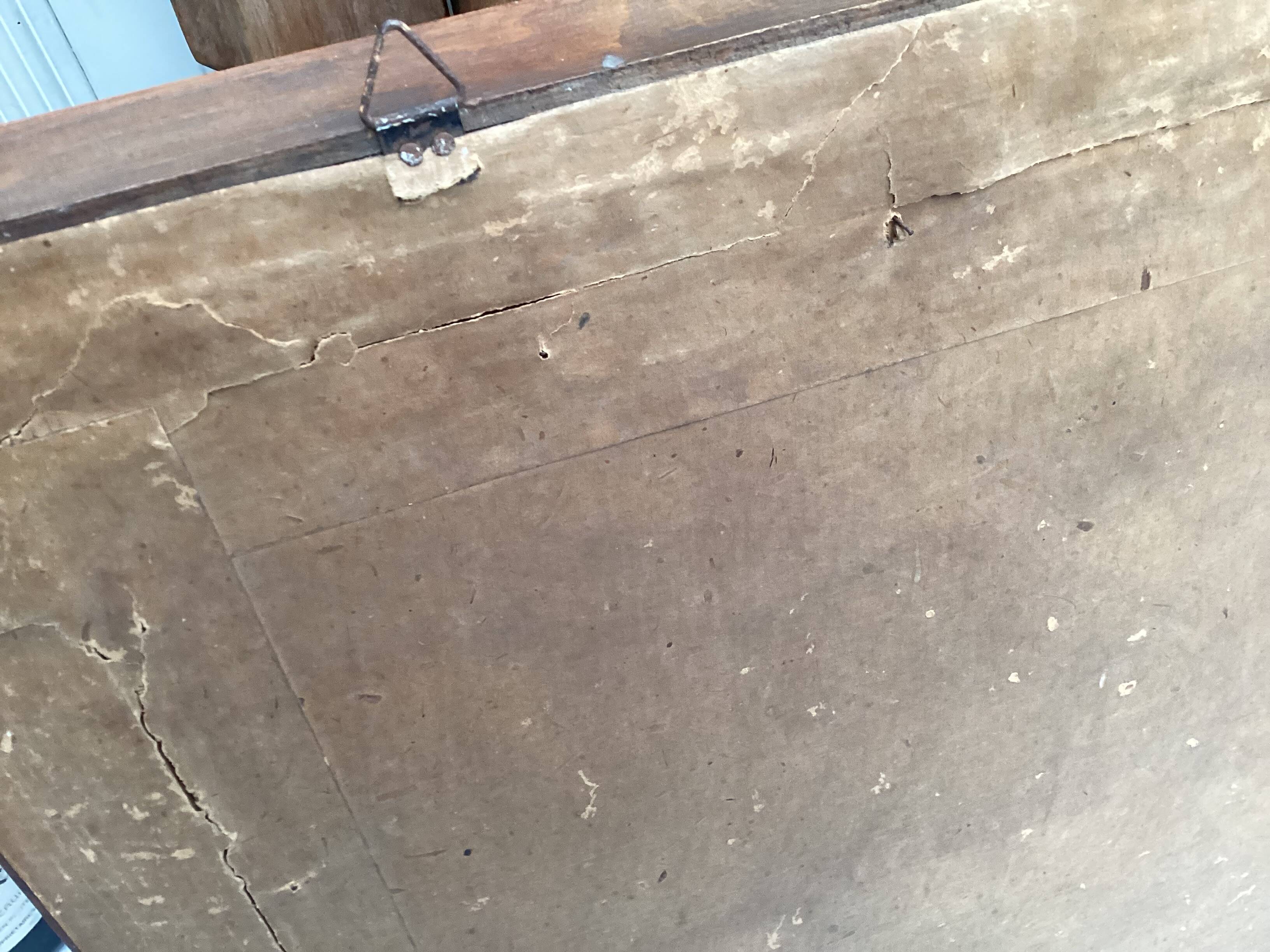 Oil painting on isorel signed M. Höpflinoer, Impressionist.