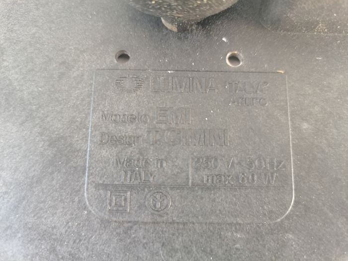 Pair of wall lamps t. cimini for lumina - "emi"