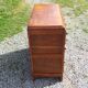 Vintage 3-drawer golden oak chest of drawers from the 50s