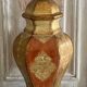 Ceramic lamp with Venetian decor