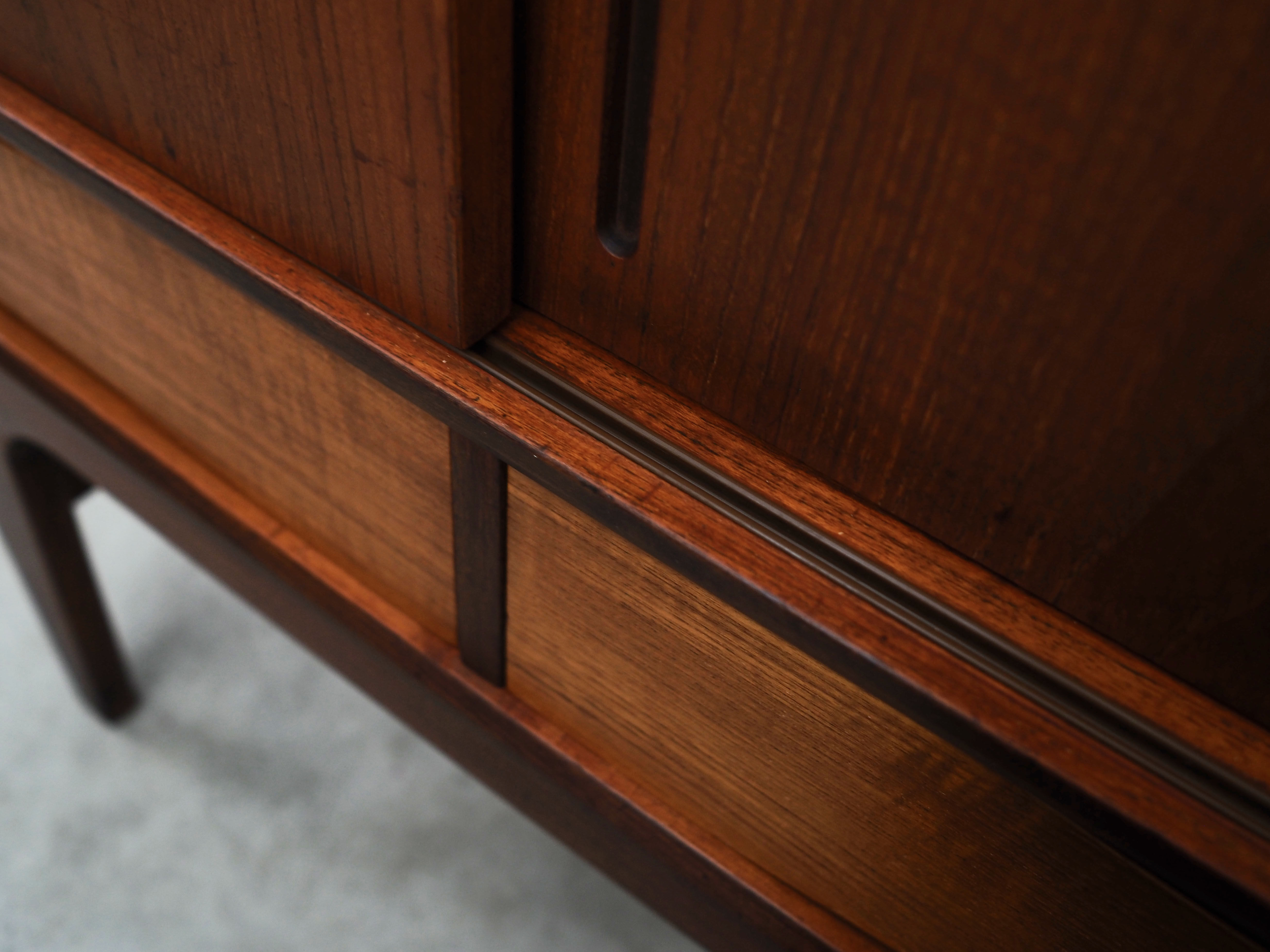 Teak highboard, Danish design, 1960s, production: Denmark