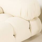 Camaleonda Sofa by Mario Bellini renovated in linen upholstery