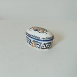 Vintage Moroccan porcelain candy box