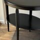 Gueridon console bois noir art déco