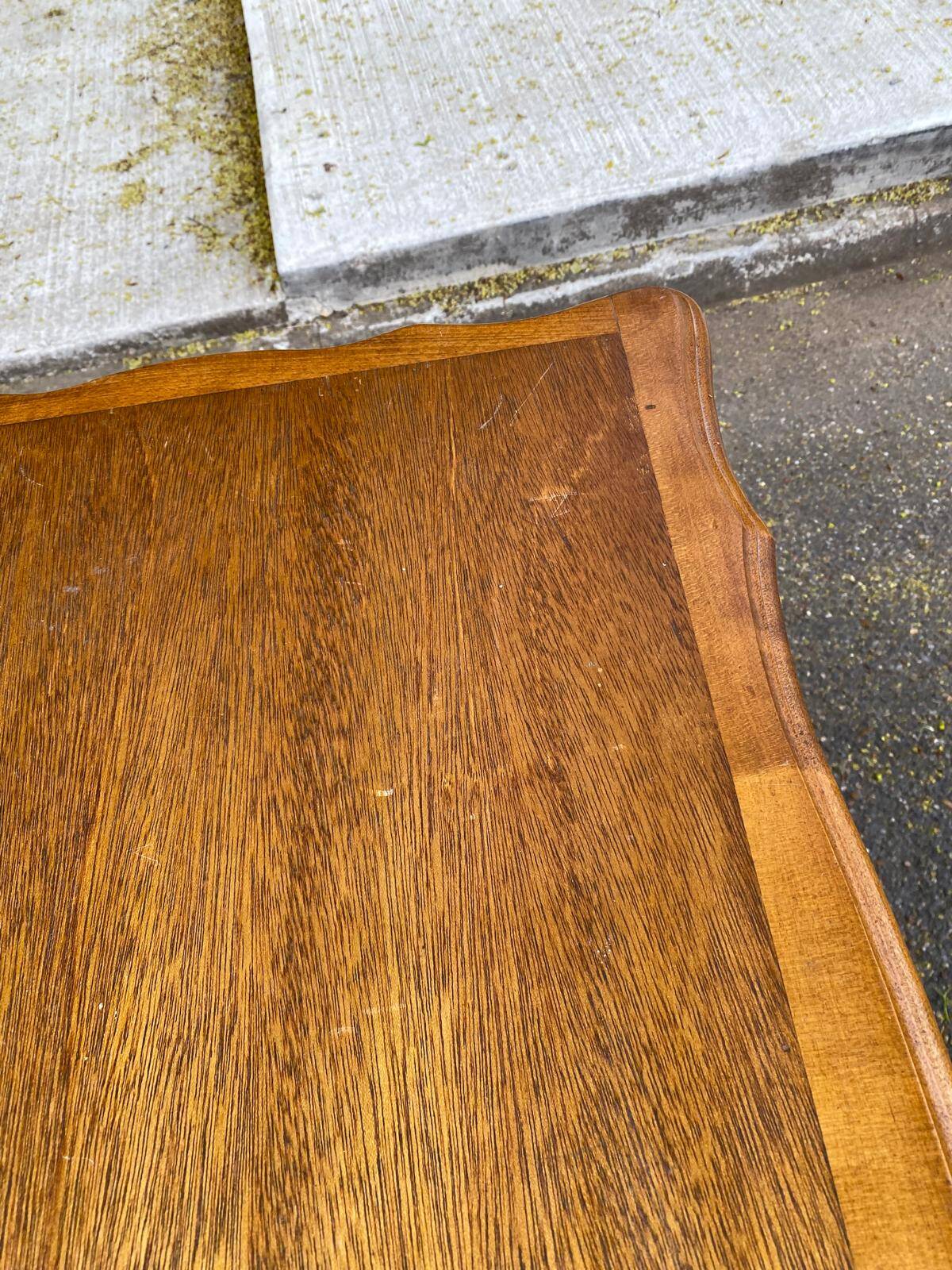 Louis XV style desk made of solid wood from the 1950s.
