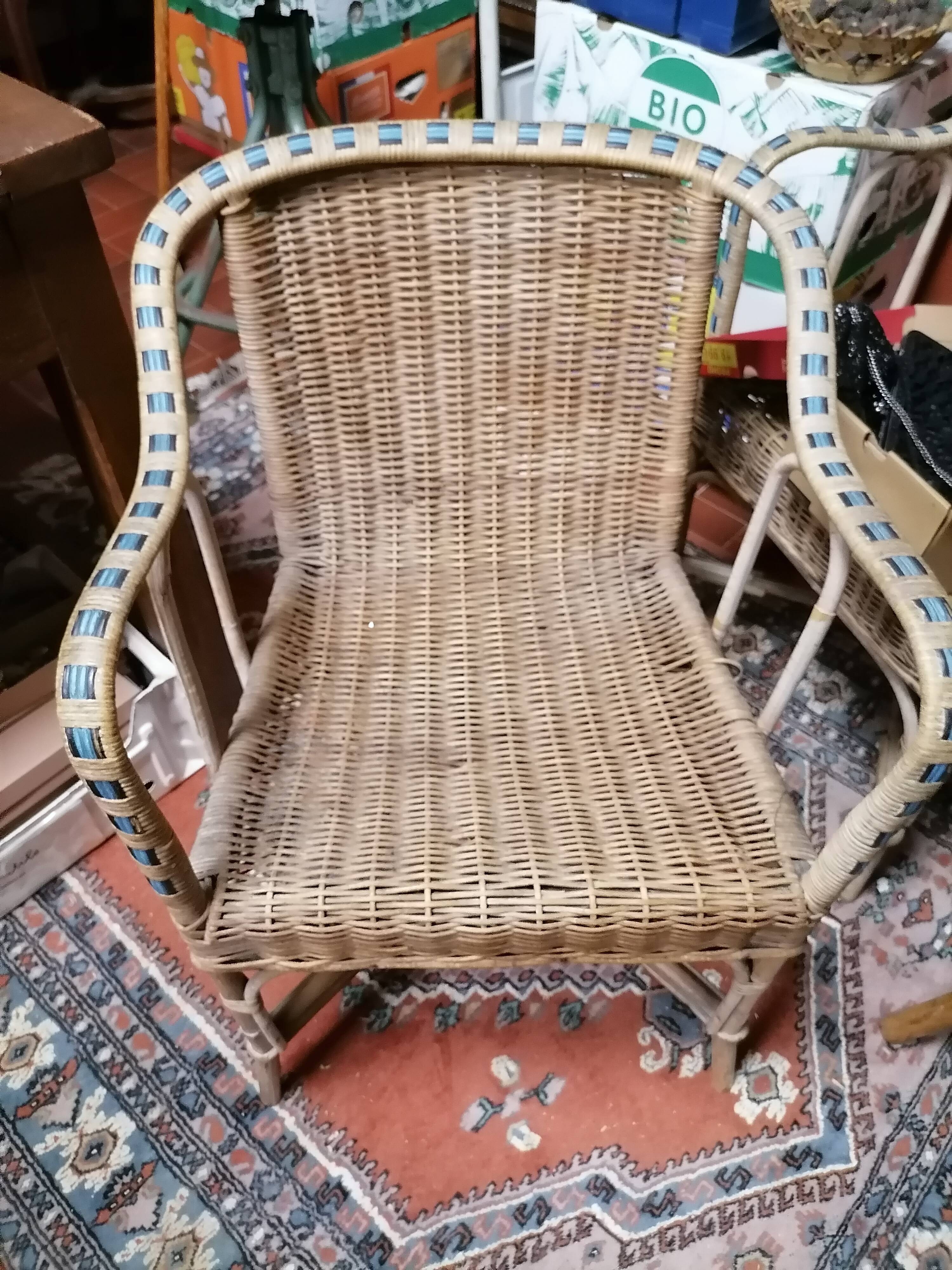 Garden rattan living room