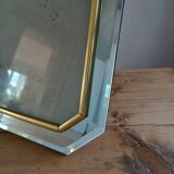 Old beveled mirror frame