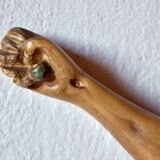 Plaster hanging icon - sculpture of Jesus in crucifixion position