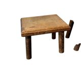 Stools/plant stands/vintage wooden side table