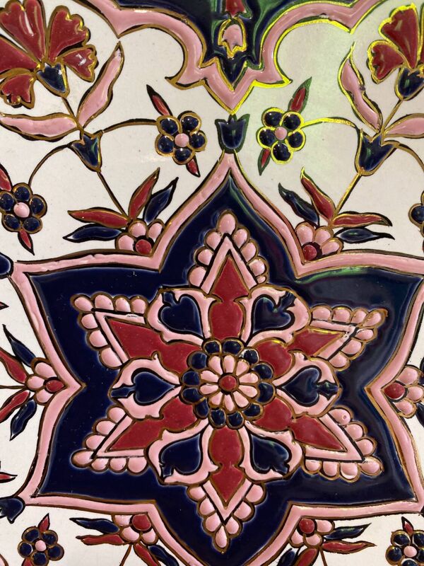 Assiette émaillée