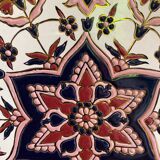 Enameled plate