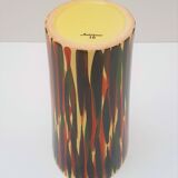 Hand - painted ceramic vase St-Clément - 50 years - perfect condition