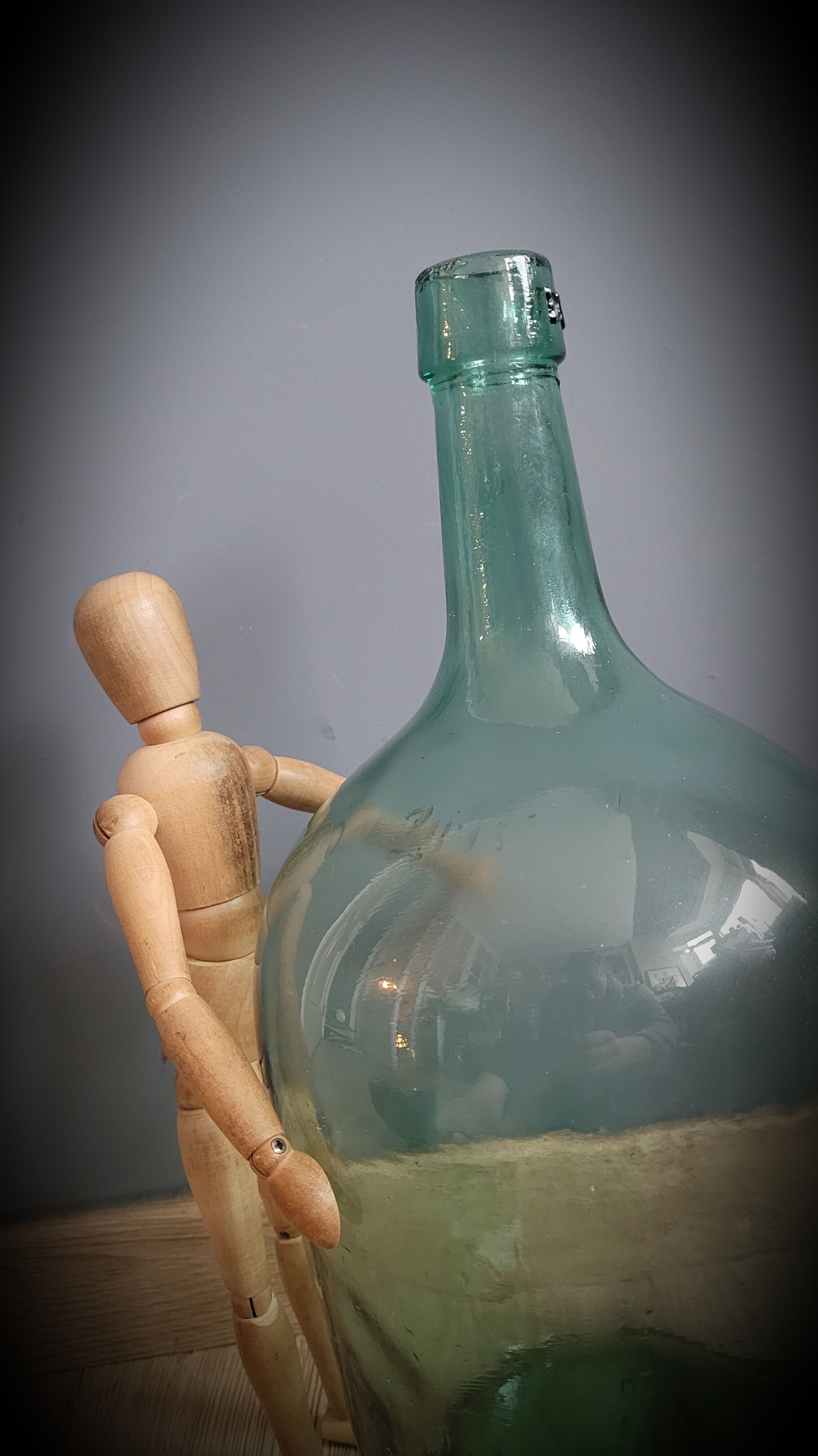 Dame Jeanne 6l right green