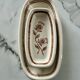 Lot 3 plats céramique vintage chardons